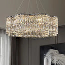 Axyaa Crystal Chandelier - Elegant Light Luxury Style for Living Room, Hall, Restaurant
