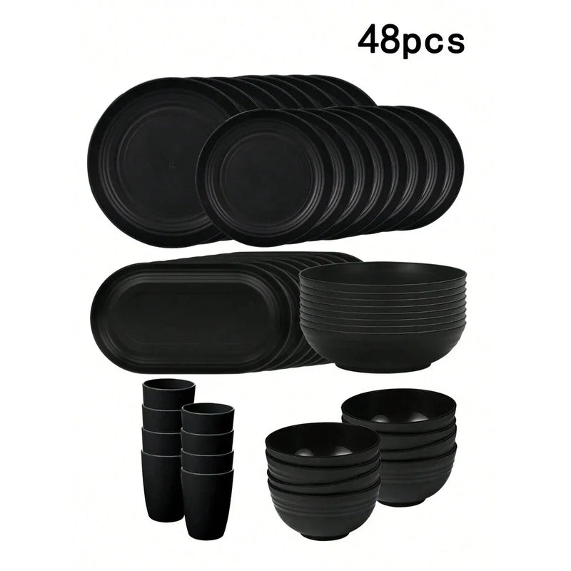 Axyaa Plastic Cutlery Set - Durable, Reusable, Lightweight for Hotels, Parties, Christmas