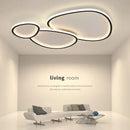 Axyaa Minimalist LED Ceiling Lamp Dimmable Remote Control Creative Chandelier