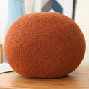 Axyaa Boucle Ball Pillow: Nordic Round Sphere-Shaped Decorative Pillow for Couch, Sofa, Bedroom