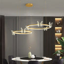 Axyaa Modern Butterfly Ceiling Chandelier Light Fixture for Home Decor