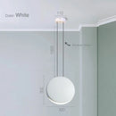 Axyaa Moon Crescent LED Chandelier for Dining Room and Kitchen Island