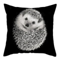 Hedgehog Print Pillow Cover for Home Sofa Decor - Axyaa