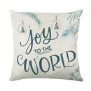 Merry Christmas Pillow Cover Set with Festive Prints - Axyaa
