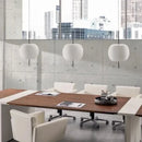White Glass Pendant Lamp for Modern Living Room by Axyaa