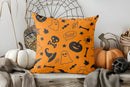 Axyaa Halloween Pattern Pillow Cover for Sofa Bedroom Car Decor