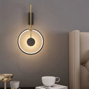 Axyaa Nordic LED Luxury Wall Lamp - Modern Minimalist Bedroom Lighting