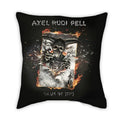 Axyaa Printed Polyester Throw Pillow Cover Square Zipper Pillow Cases