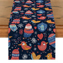 Axyaa Winter Collection Table Runner Holiday Decor Farmhouse Dining Wedding Party