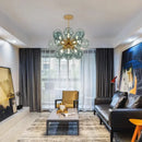 Axyaa Glass Ball Pendant Chandelier - Modern Hanging Light for Home decor.