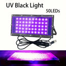 Axyaa 50LED UV Black Light Lamps, USB-Powered for Bars and Neon Parties
