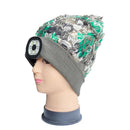 Axya LED Beanie Hat: Knit Winter Headlamp Cap - Rechargeable Unisex Warm Outdoor Hat
