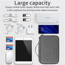Axyaa Double Layer Travel Electronics Organizer with Large Capacity Storage