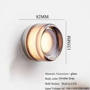 Axyaa Glass Lampshade LED Wall Sconce for Bedroom Living Room Bathroom Mirror