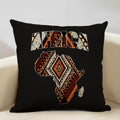 Axyaa Geometric Africa Pattern Sofa Pillow Cover Linen Cushion Case African Decor
