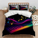 Axyaa Digital Print Quilt Cover Set - 2pcs/3pcs, Holiday Gift, Household Quilt Cover