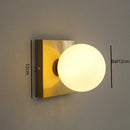 Axyaa Glass Ball LED Wall Sconce for Bedroom Living Room Corridor Lighting