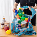 Axyaa Foldable Reusable Shopping Grocery Bag Eco-Friendly Beach Storage Tote - Fashion Print