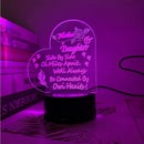 Axyaa Acrylic LED Night Light: Modern USB Table Lamp