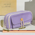 Axyaa Makeup Tools Organizer for Women - Large Capacity Cosmetic Bag