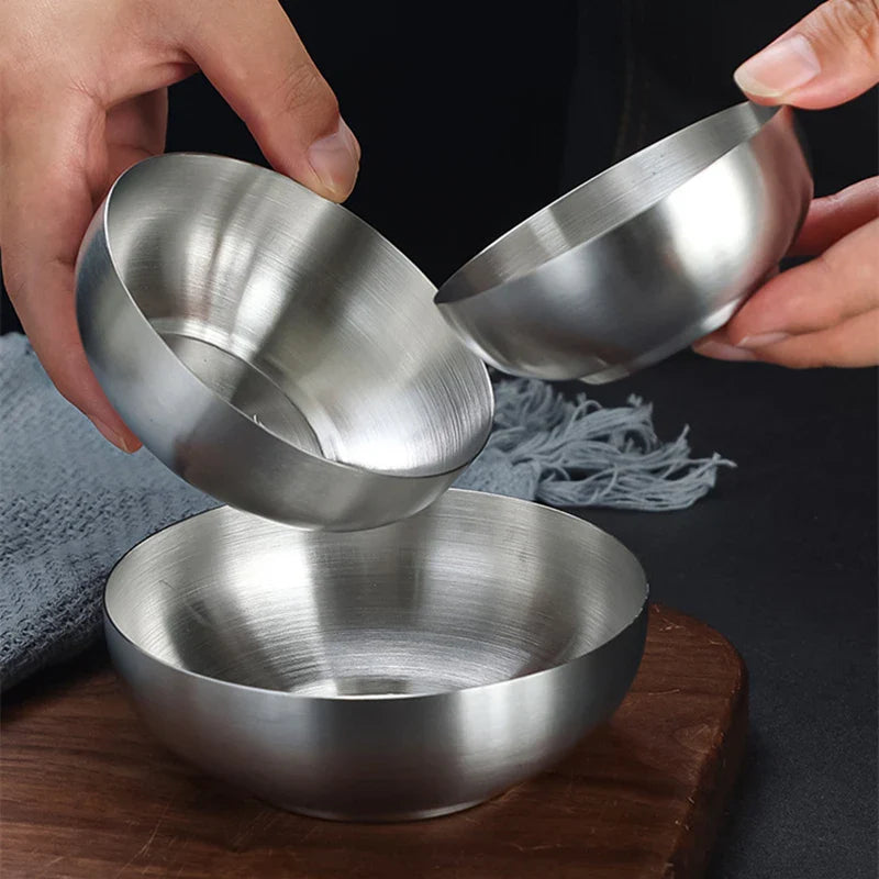Axyaa Stainless Steel Mixing Bowl Set for Meal Prep and Storage