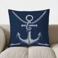 Axyaa Lighthouse & Nautical Waves Pillow Cover for Sofa, Bedroom, Car