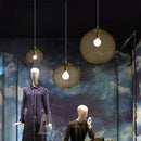 Axyaa Golden Birdcage LED Pendant Chandelier for Kitchen, Restaurant, Clothes Store