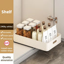 Axyaa Sliding Dish Rack Drawer: Kitchen Storage Solution with Sliding Rail-Efficient Bowl Shelf