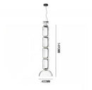 Axyaa Nordic Glass LED Pendant Chandelier for Interior Lighting