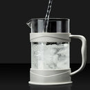 Axyaa French Press Pot, High Borosilicate Glass, Hand Press Coffee, Tea, Milk Brewings