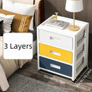 Axyaa 3-6 Tier Storage Cabinet for Living Room/Bedroom/Study, Modern & Space-Saving Organizer