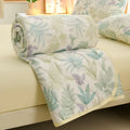 Axyaa Floral Print Quilted Comforter for Bed - Soft & Breathable Single/Double Size