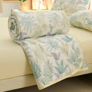 Axyaa Floral Print Quilted Comforter for Bed - Soft & Breathable Single/Double Size