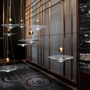 Nordic Glass Water Droplet Pendant Lamp by Axyaa for Stylish Home Decor Lighting