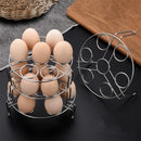 Axyaa Double-Layer Egg Steamer Rack & Air Fryer Pressure Cooker Steaming Stand