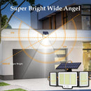 Axyaa Solar Outdoor Street Light 348 LEDs Motion Sensor IP65 Waterproof 3 Modes