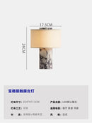 Axyaa Marble LED Touch Table Lamp for Ambiance in Living Room