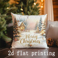 Christmas-Themed Pillow Covers by Axyaa - Perfect for Sofa, Bedroom, Car