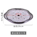 Axyaa Ceramic Sashimi Ice Tray for Molecular Cuisine and Artistic Presentation