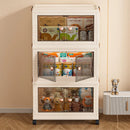 Axyaa Double-Door Foldable Storage Box: Multi-Size Organizer for Living Room, Bedroom, Study