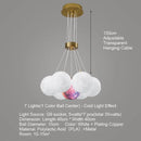 Axyaa Moon Ceiling Chandelier: Modern Indoor Lighting for Home Decor