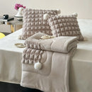 Axyaa Velvet Butterfly Dream Pillow Quilt Blanket