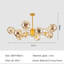 Axyaa Glass Ball Pendant Light for Modern Living and Dining Room Lighting