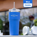 Axyaa Stainless Steel Insulation Cup with Straw for Hot and Cold Drinks