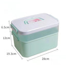 Axyaa Nail Art Storage Box: Plastic Organizer for Manicure Accessories & Gel Polish