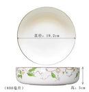 Axyaa Steamed Egg Bowls 750ml Deep Plate Microwave Tableware Salad Plates