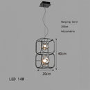 Axyaa Nordic Designer Chandelier with Adjustable Lighting for Dining Room
