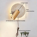 Axyaa LED Wall Lamp Bedroom Bedside Up Down Rotate Stair Light
