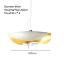 Axyaa Lotus Leaf Art LED Pendant Chandelier for Restaurant, Bedroom, and Clothing Store