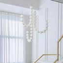 Axyaa Magic Bean Pearl Necklace Pendant Light - Buddha Bead Pendant Lights